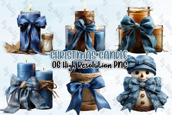 Christmas Candle Clipart PNG Review