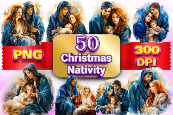 Christmas Nativity Clipart Bundle: Illustrations Review