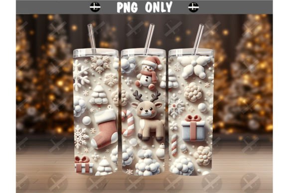 Christmas PNG Wraps for Tumblers & Illustrations