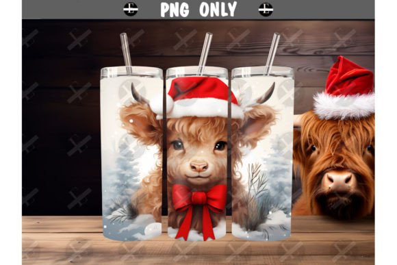 Highland Calf Tumbler Wraps: Illustrations Review