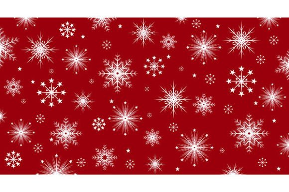 Red Christmas Snowflakes: Illustrations Review