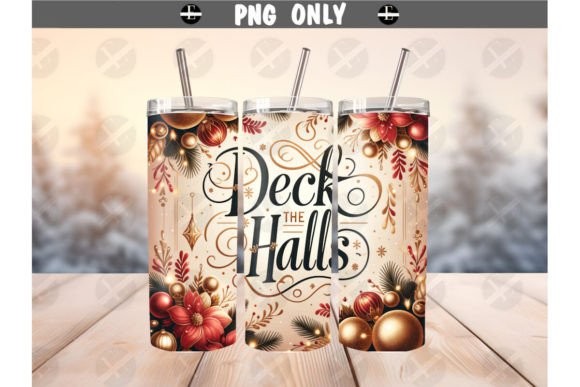 Reviewing Christmas Tumbler Wraps Deck the Halls