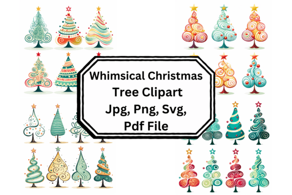 Whimsical Christmas Tree Clipart: Illustrations Review